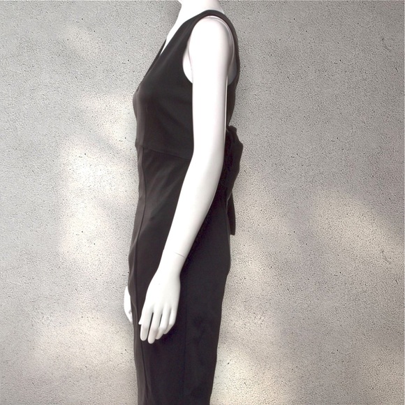 Zac Posen Black Cutout Back Tie Cocktail Dress | NWT | Size 4 | Retail $550 - Picture 3 of 5